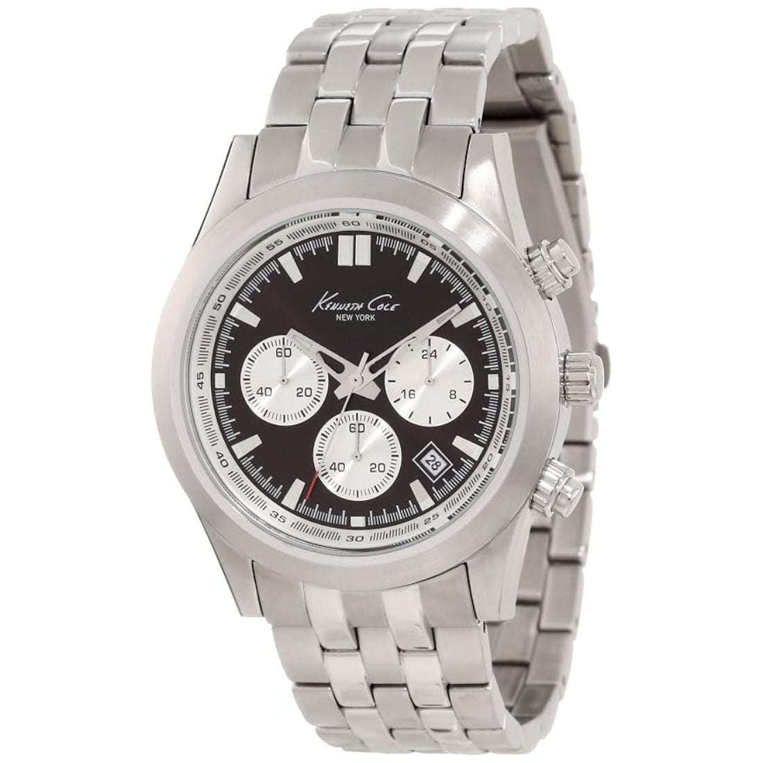 Kenneth Cole Dress Sport Men's Silver Bracelet Quartz Watch - KC9163