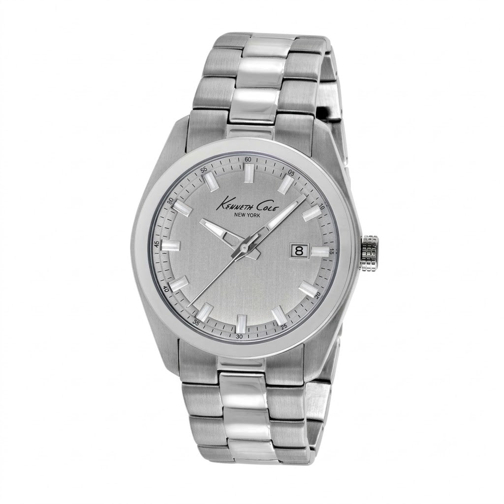 Kenneth Cole Classic Men's Silver Bracelet Quartz Watch - KC9332