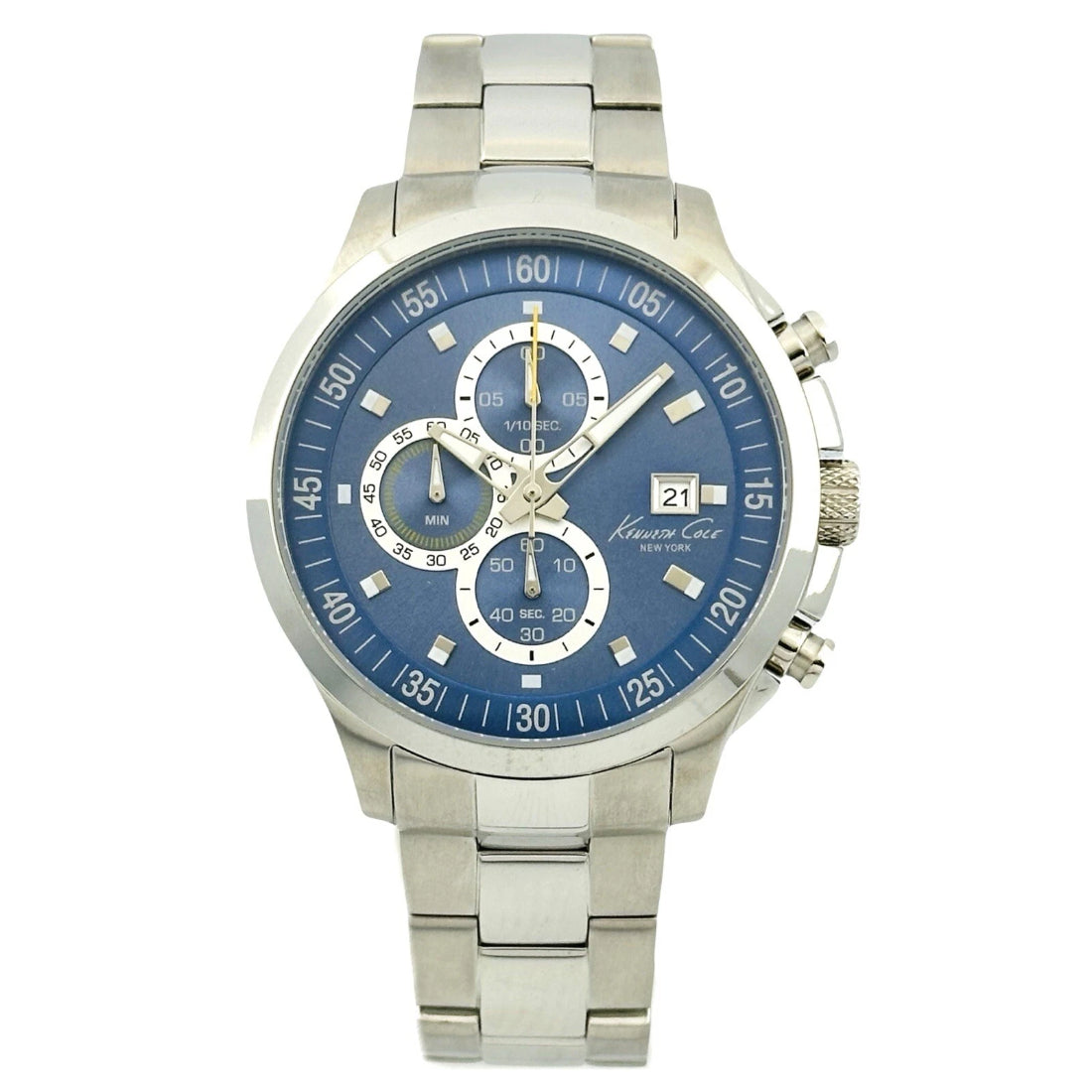 Kenneth Cole New York Men's Silver Bracelet Quartz Watch - KC9383