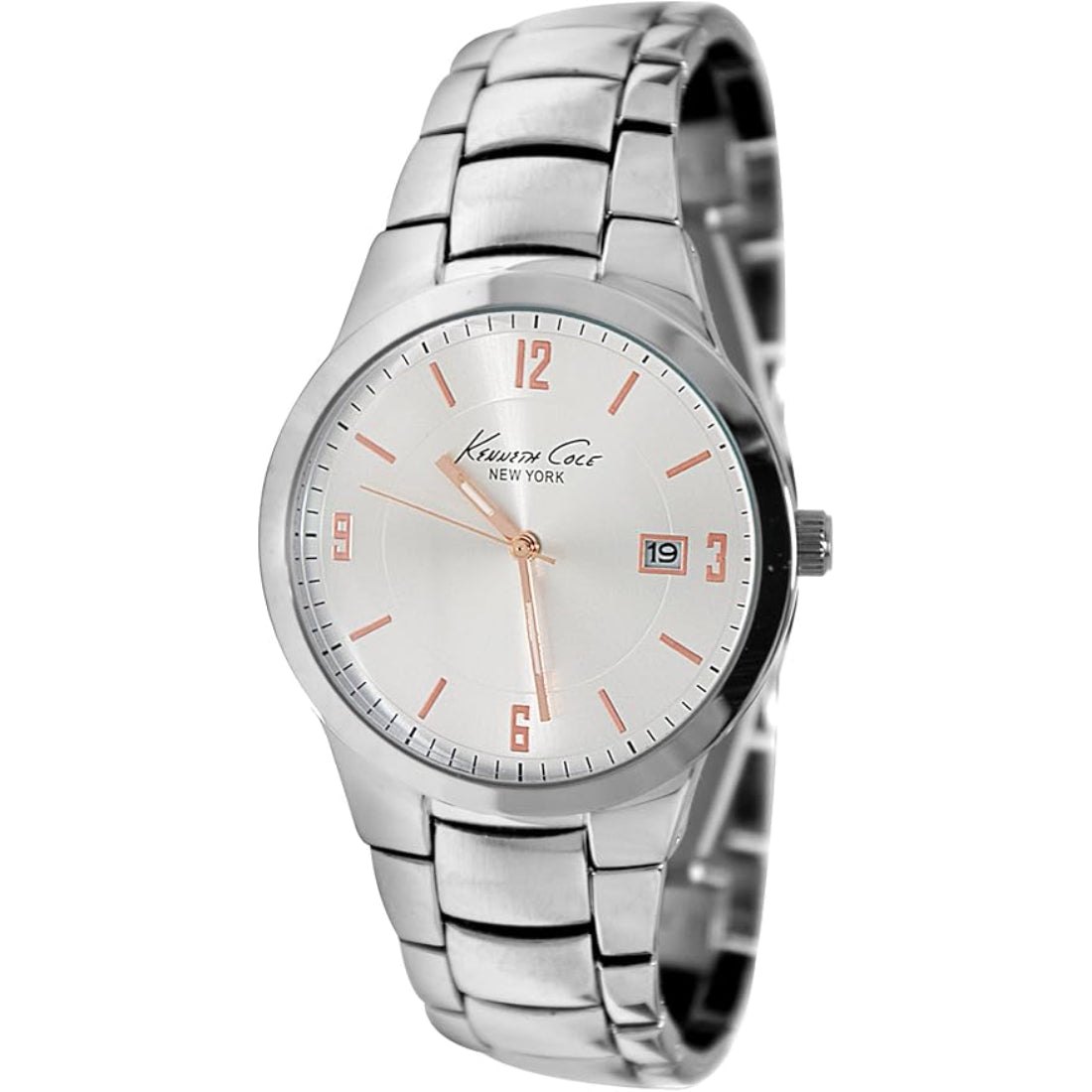 Kenneth Cole Classic Men's Silver Bracelet Quartz Watch - KCW3033