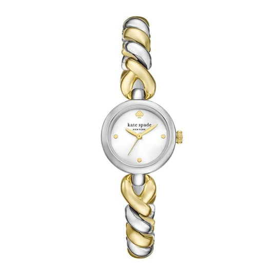 Kate Spade Monroe Women's Two-tone/Silver and Gold Bracelet Quartz Watch - KSW1873