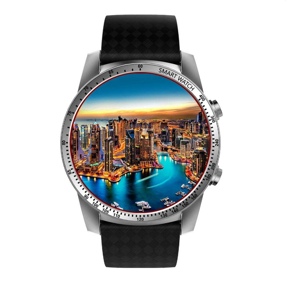 KingWear Men's KW99 Black Rubber Watch
