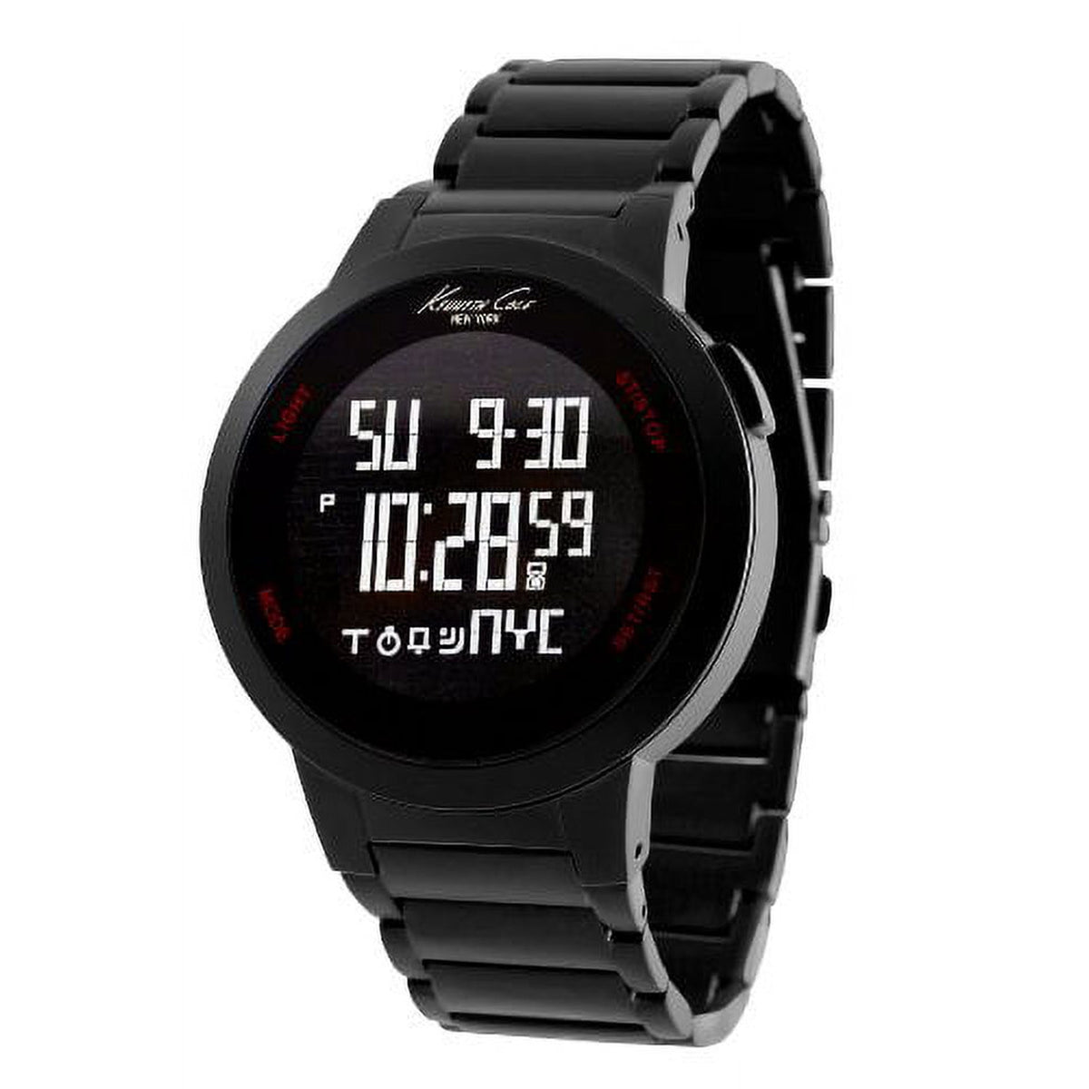 Kenneth Cole Digi Tech Men's Black Bracelet Quartz Watch - KC3903