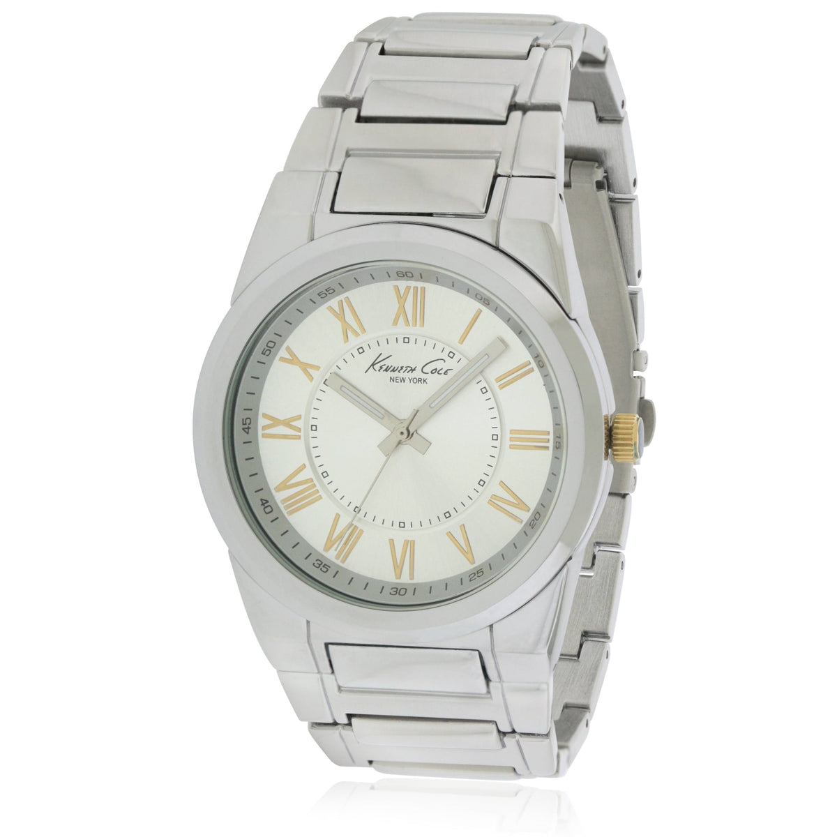 Kenneth Cole New York Men's Silver Bracelet Quartz Watch - KCW3032