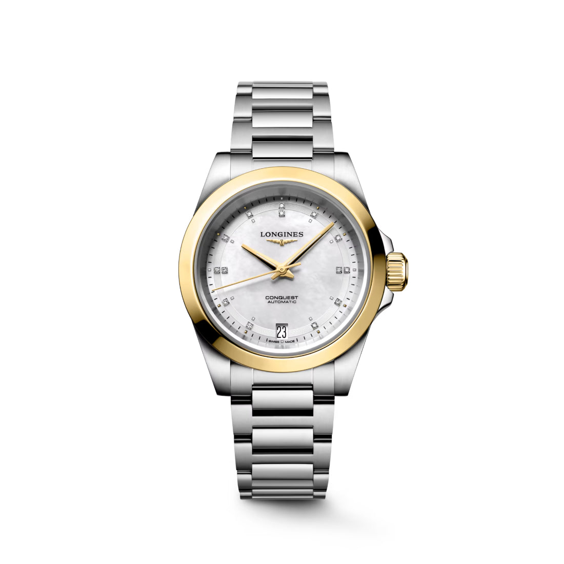 Longines Conquest Women's Silver-tone Bracelet Automatic Watch - L3.430.5.80.6