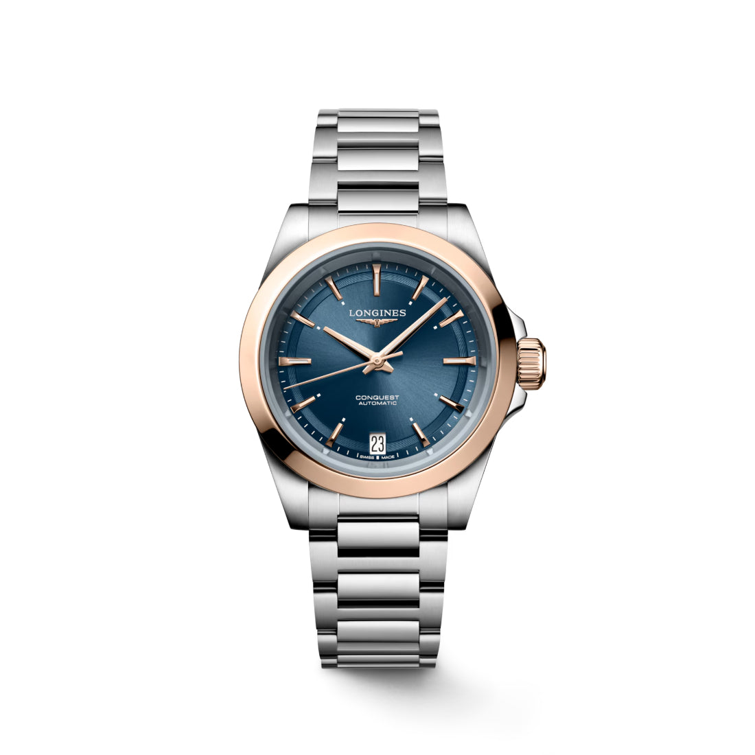 Longines Conquest Women's Silver Bracelet Automatic Watch - L3.430.5.92.6