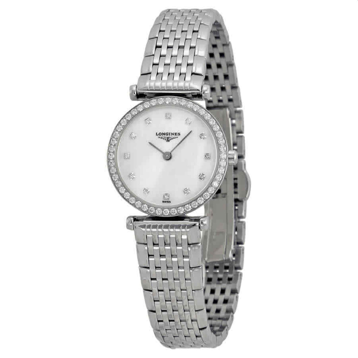 Longines Women&#39;s L4.241.0.80.6 Silver Stainless Steel Watch