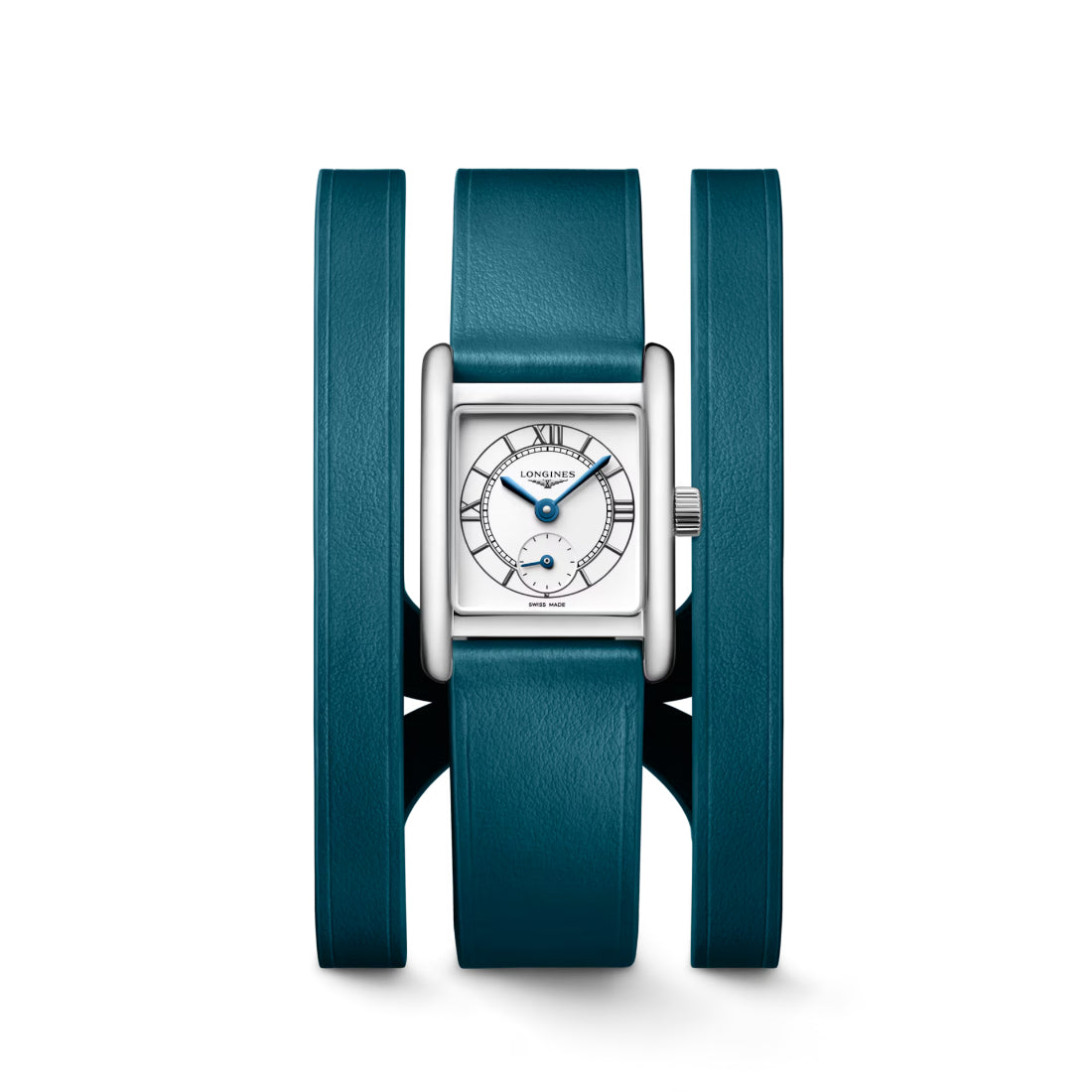 Longines Mini DolceVita Women's Green Strap Quartz Watch - L5.200.4.75.9