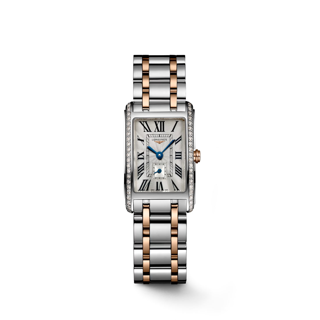 Longines DolceVita Women's Two-tone/Silver and Rose Gold-tone Bracelet Quartz Watch - L5.255.5.79.7