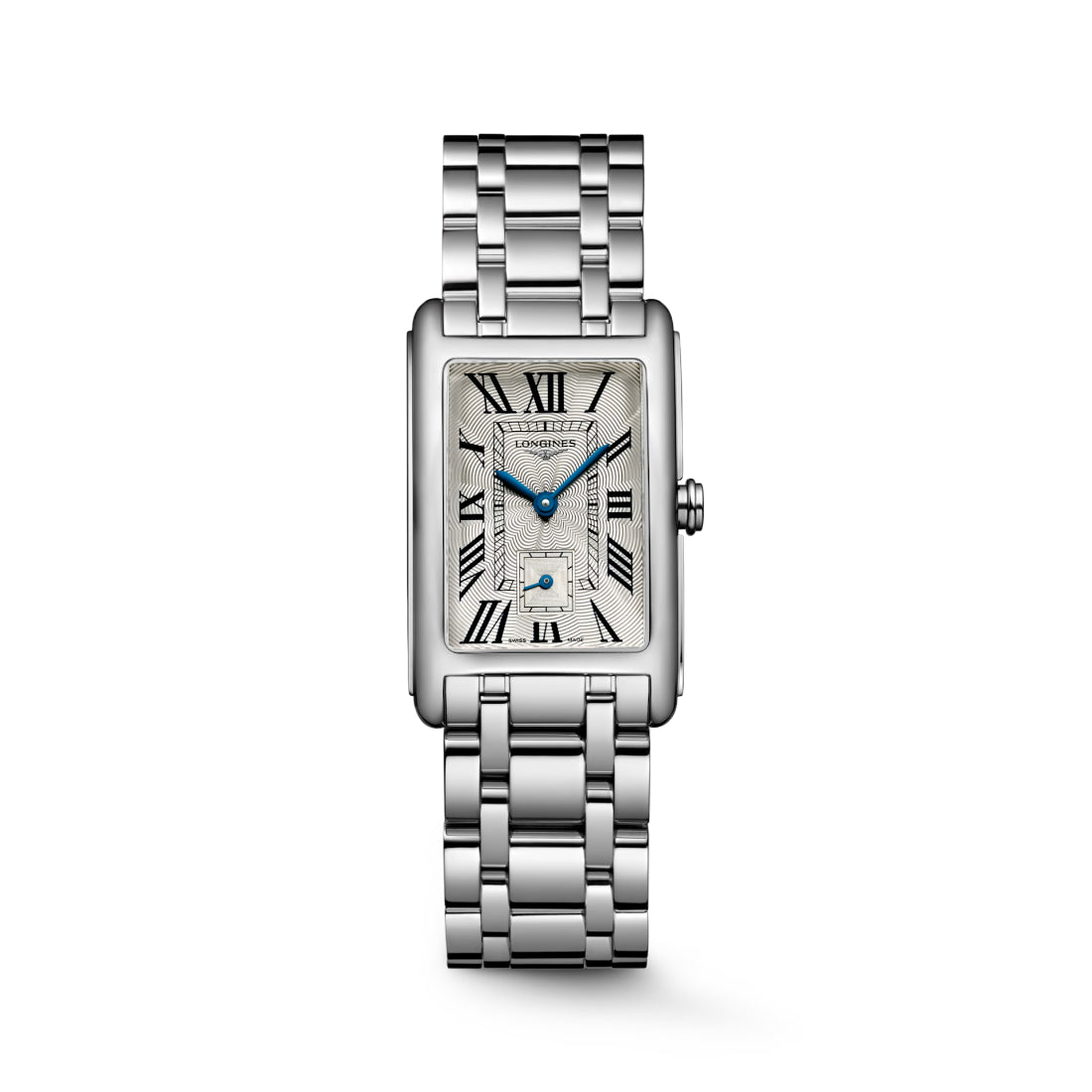 Longines DolceVita Women's Silver Flinqué Dial Stainless Steel Bracelet Quartz Dress Watch L5.512.4.71.6