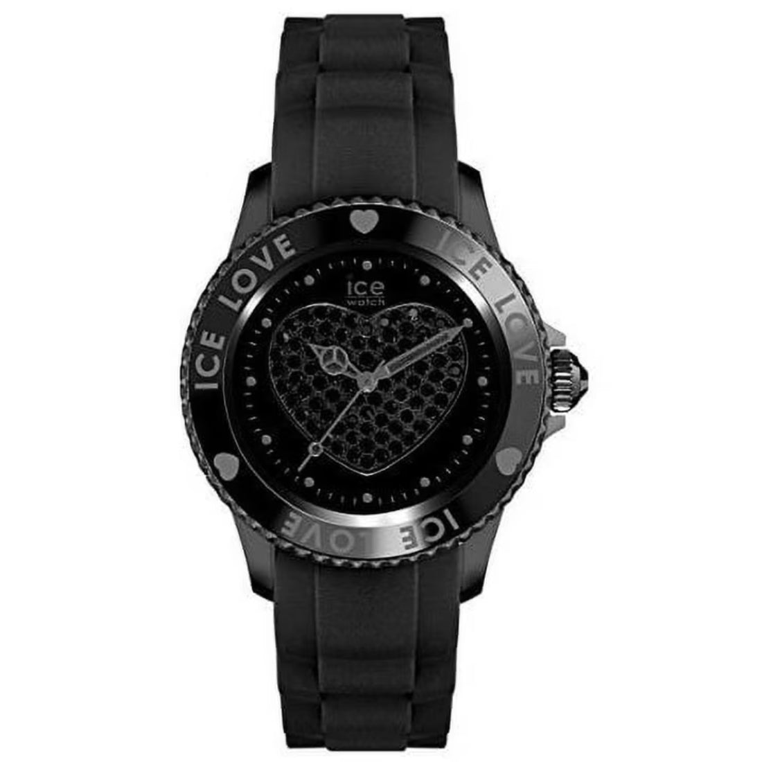 Ice-Watch ICE-Love Women's Black Strap Quartz Watch - LO.BK.B.S.11