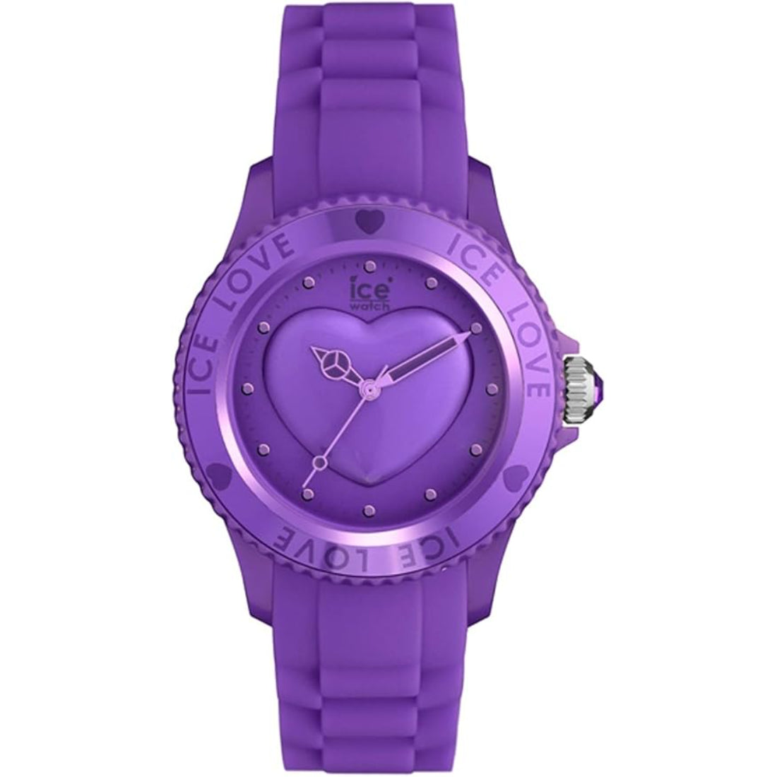 Ice-Watch ICE-Love Women's Purple Strap Quartz Watch - LO.LR.U.S.11