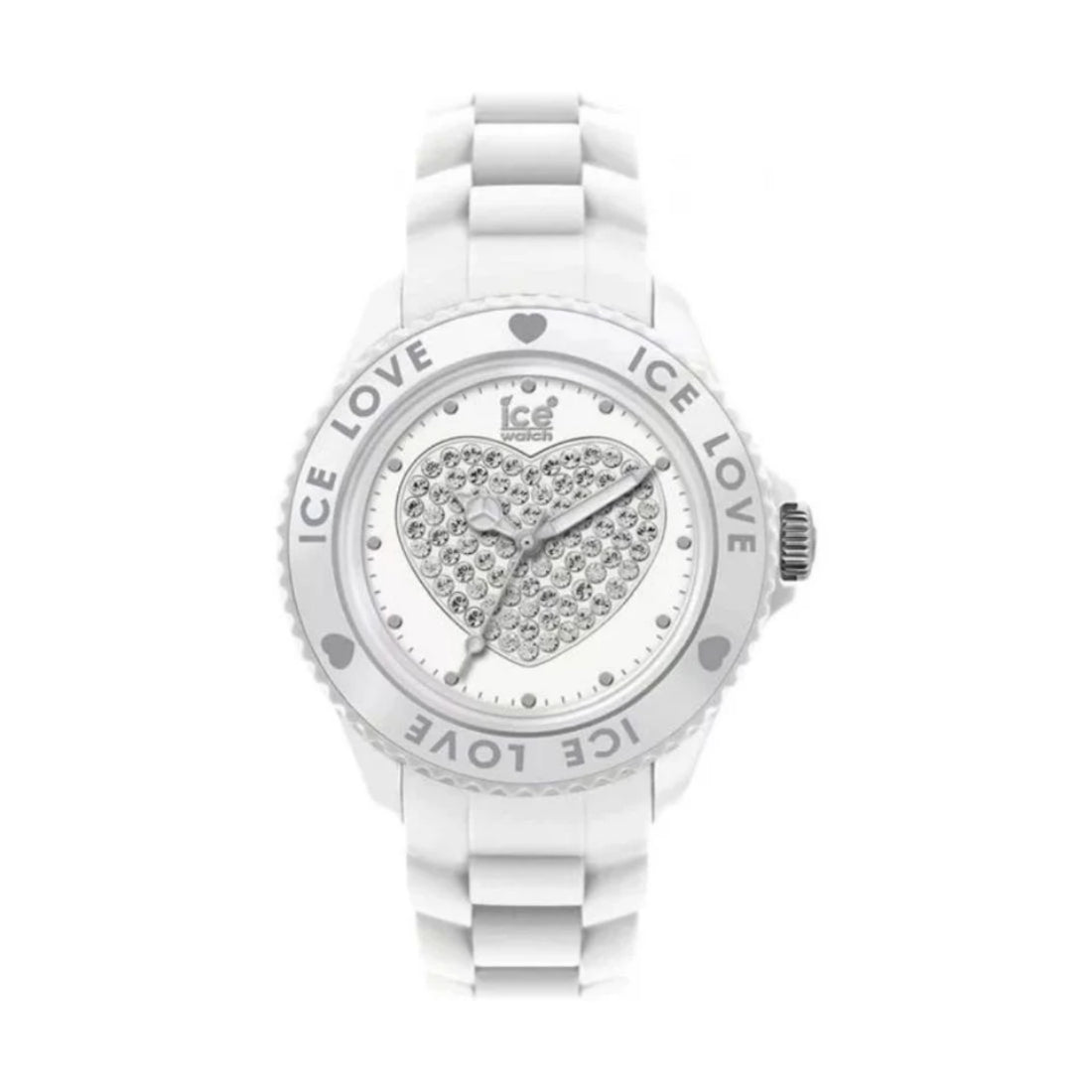 Ice-Watch Ice-Love Unisex White Bracelet Quartz Watch - LO.WE.U.S.10