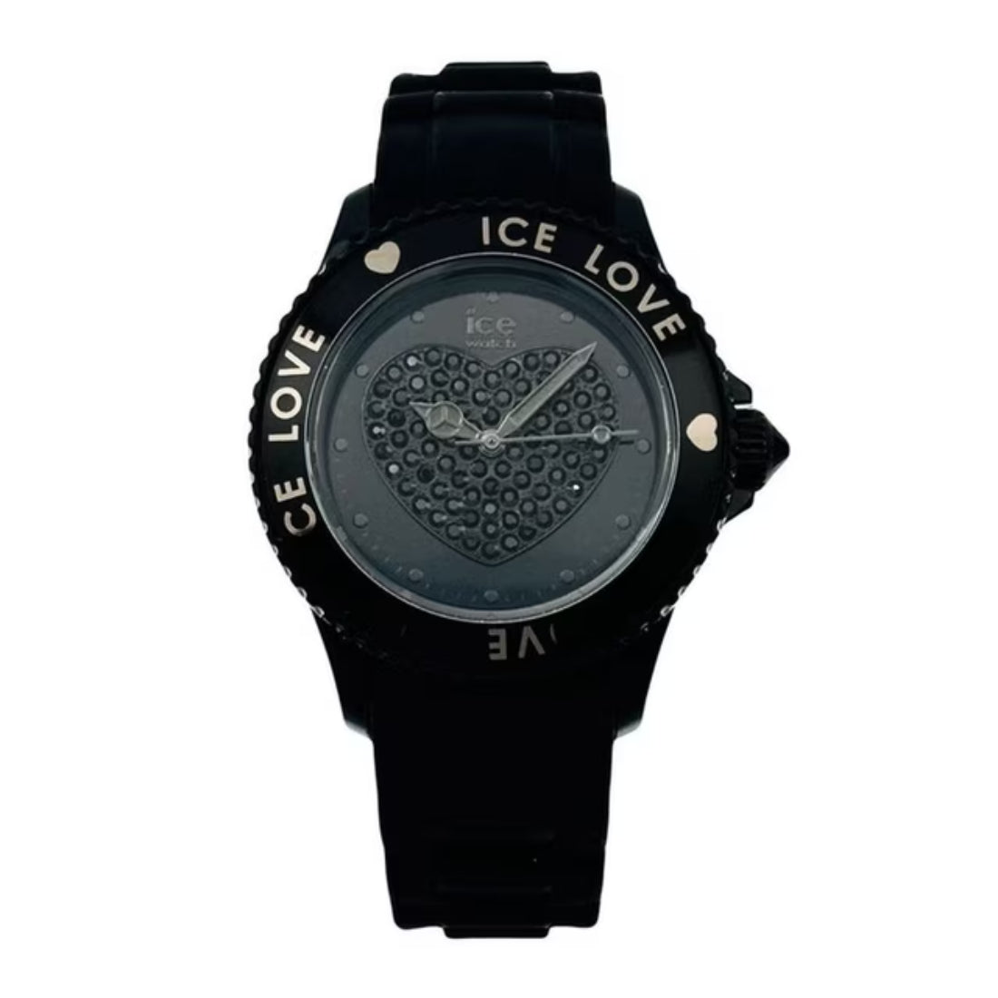 Ice-Watch Ice-Love Unisex Black Strap Quartz Watch - LOVE ST.BK.U.S.10