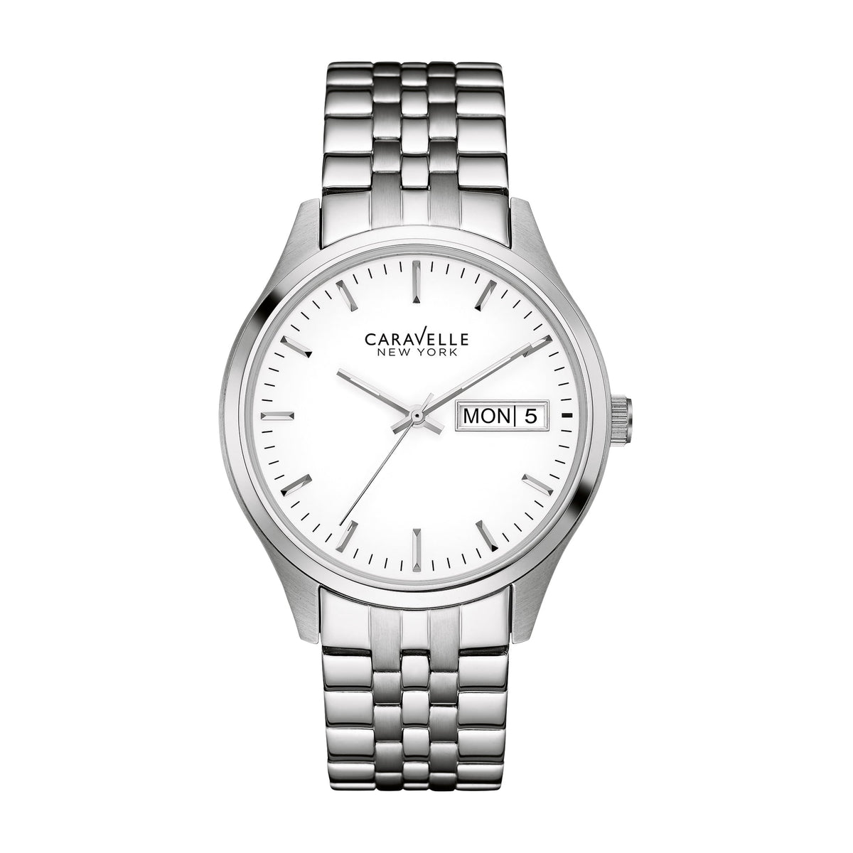 Caravelle Corporate Women's Silver-tone Bracelet Quartz Watch - 43N104