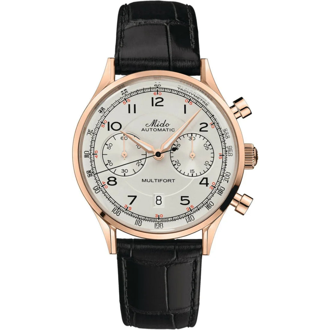 Mido Multifort Patrimony Men's Black Strap Automatic Watch - M040.427.36.262.00