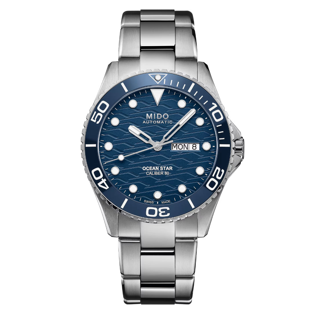 Mido Ocean Star 200C Men's Blue Dial Stainless Steel Bracelet Automatic Watch M042.430.11.041.00