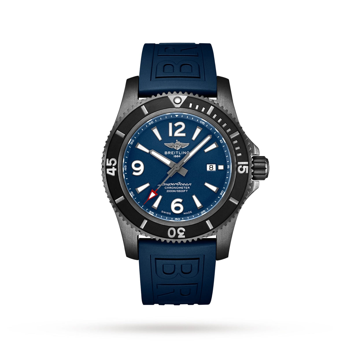 Breitling Men&#39;s M17368D71C1S2 Blue Rubber (Diver Pro III) Watch