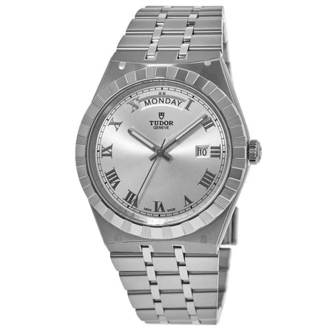 Tudor Men's M28600-0001 Silver-tone Stainless Steel Watch