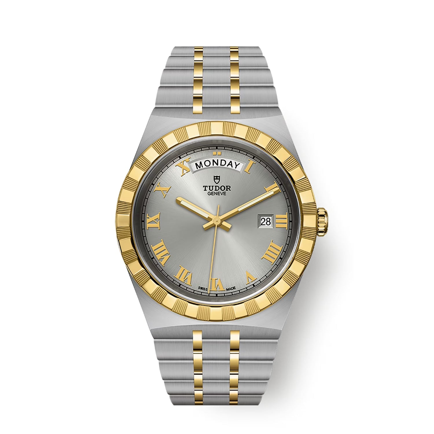 Tudor Men's M28603-0001 Two-tone (Silver-tone and Gold-tone) Stainless Steel with 18kt Yellow Gold Links Watch