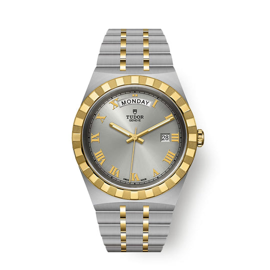 Tudor Men's M28603-0001 Two-tone (Silver-tone and Gold-tone) Stainless Steel with 18kt Yellow Gold Links Watch