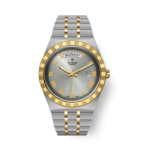 Tudor Men's M28603-0001 Two-tone (Silver-tone and Gold-tone) Stainless Steel with 18kt Yellow Gold Links Watch
