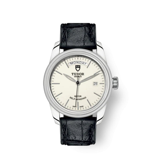 Tudor Men's M56000-0176 Black Leather Watch