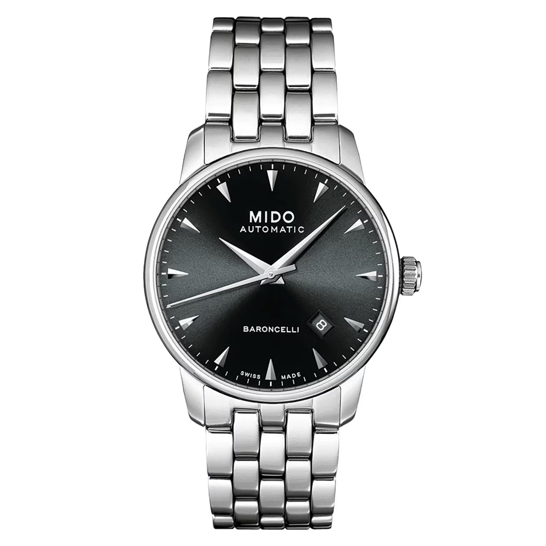 Mido Baroncelli Men's Silver Bracelet Automatic Watch - M86004181