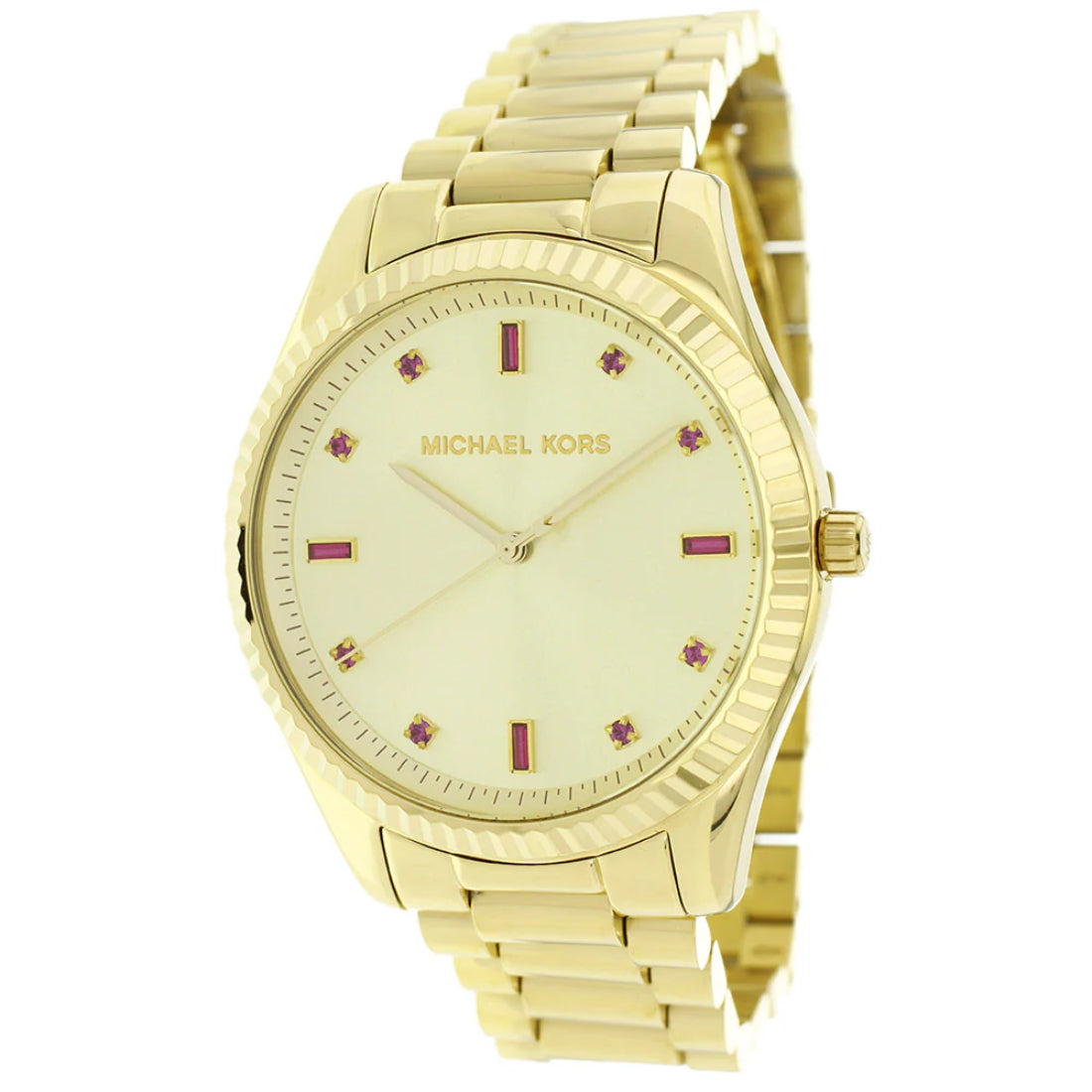 Michael Kors Blake Women's Gold Dial Gold-Tone Stainless Steel Bracelet Quartz Watch MK3246