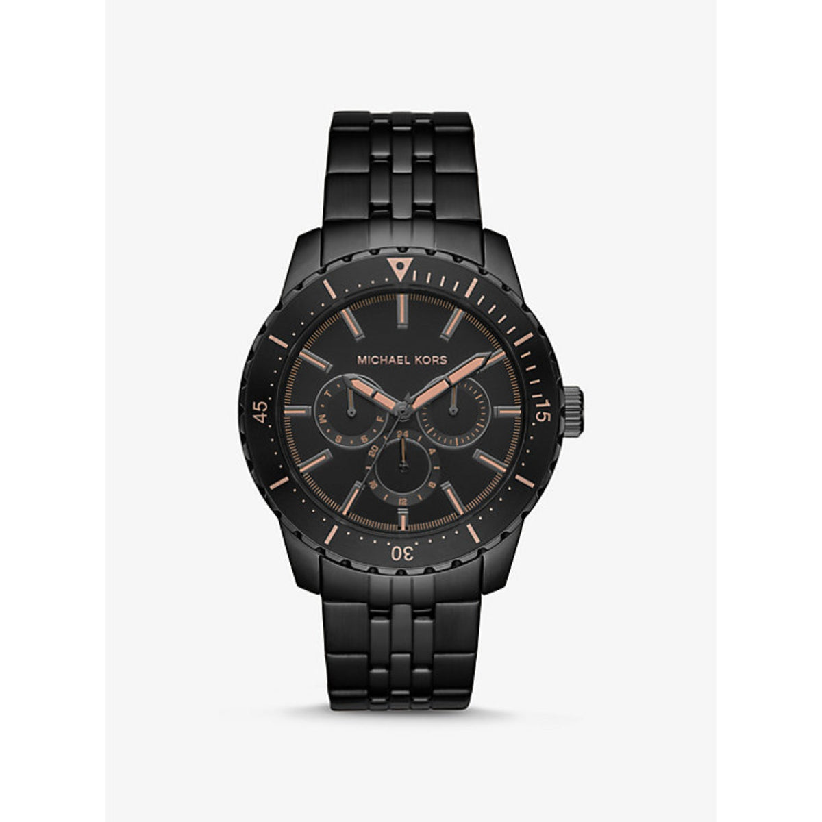 Michael Kors Men&#39;s MK7157 Black Stainless Steel Watch