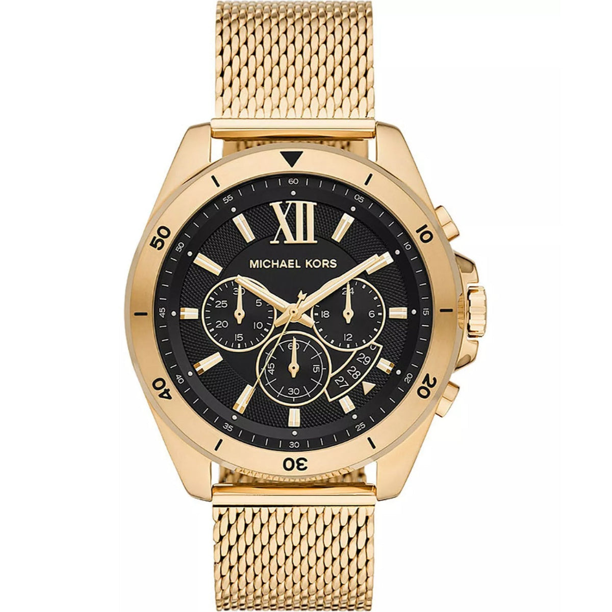 Michael Kors Men's MK8867 Gold-tone Stainless Steel Mesh Watch