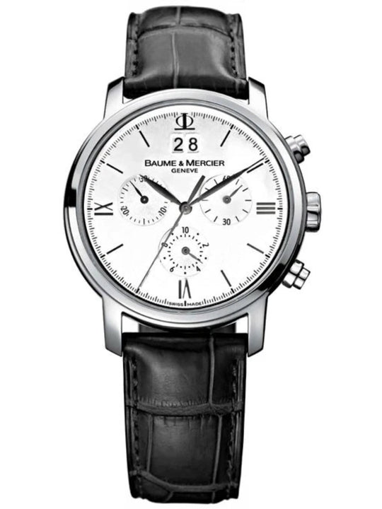 Baume & Mercier Men's MOA08612 Black Leather Watch