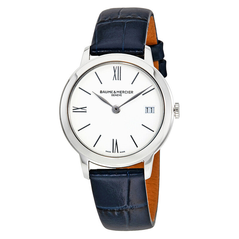 Baume & Mercier Classima Women's Blue Strap Quartz Watch - MOA10353
