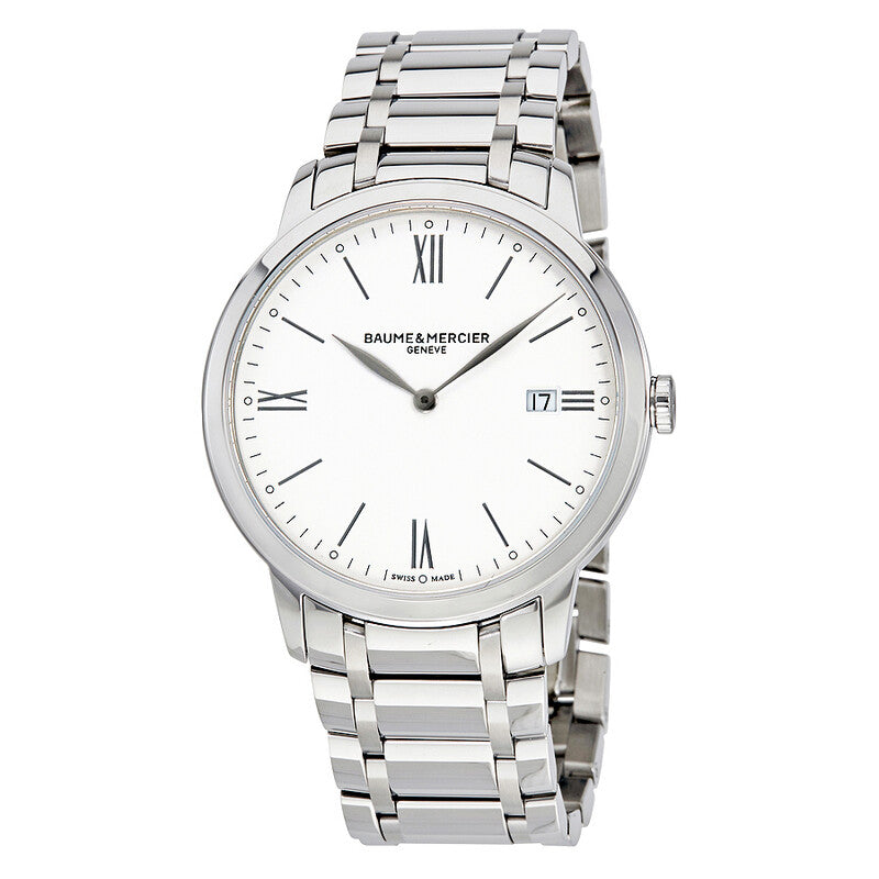 Baume & Mercier Classima Men's Silver Bracelet Quartz Watch - MOA10354