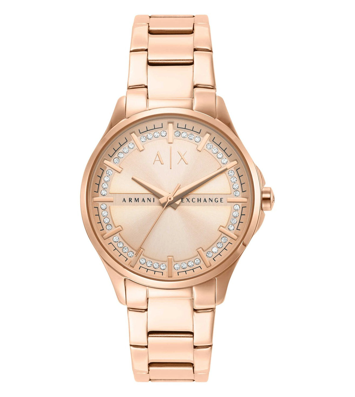 Armani Lady Hampton Women's Rose Gold bracelet Quartz Watch - AX5264