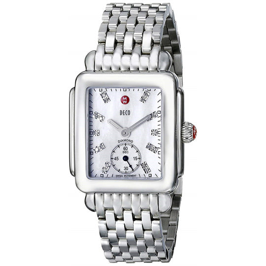 Michele Women's MWW06V000002 Silver Stainless steel Watch