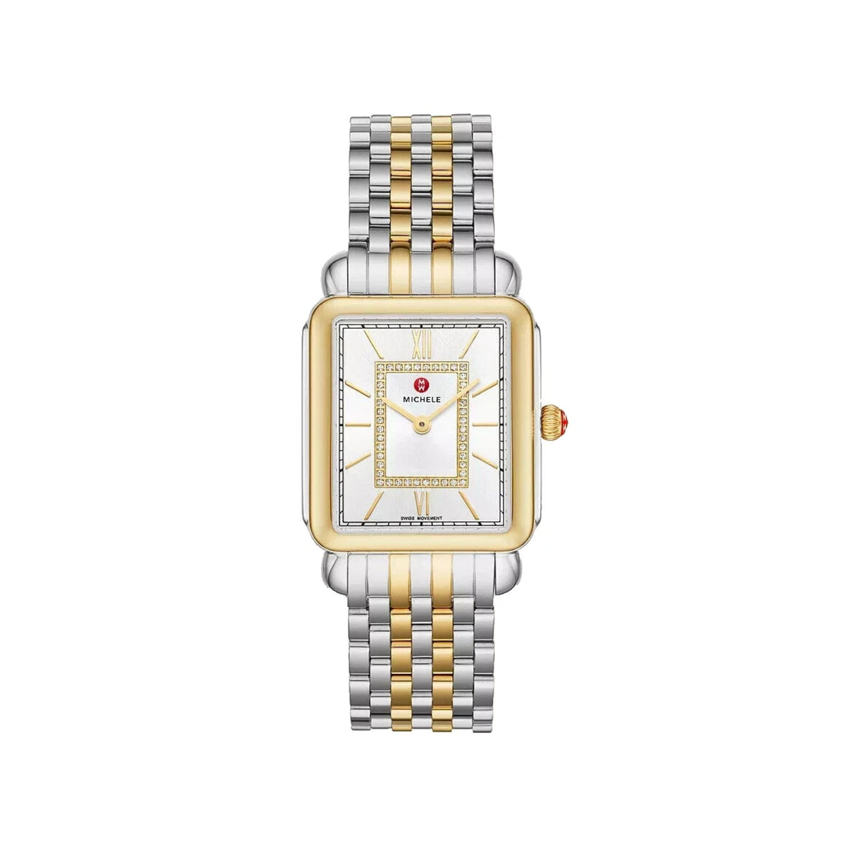 Michele Women&#39;s MWW06X000037 Two-tone (Silver-tone and Gold-tone) Gold Plated, Stainless Steel Watch