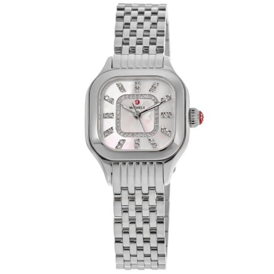 Michele Meggie Women's Silver Bracelet Quartz Watch - MWW33B000008