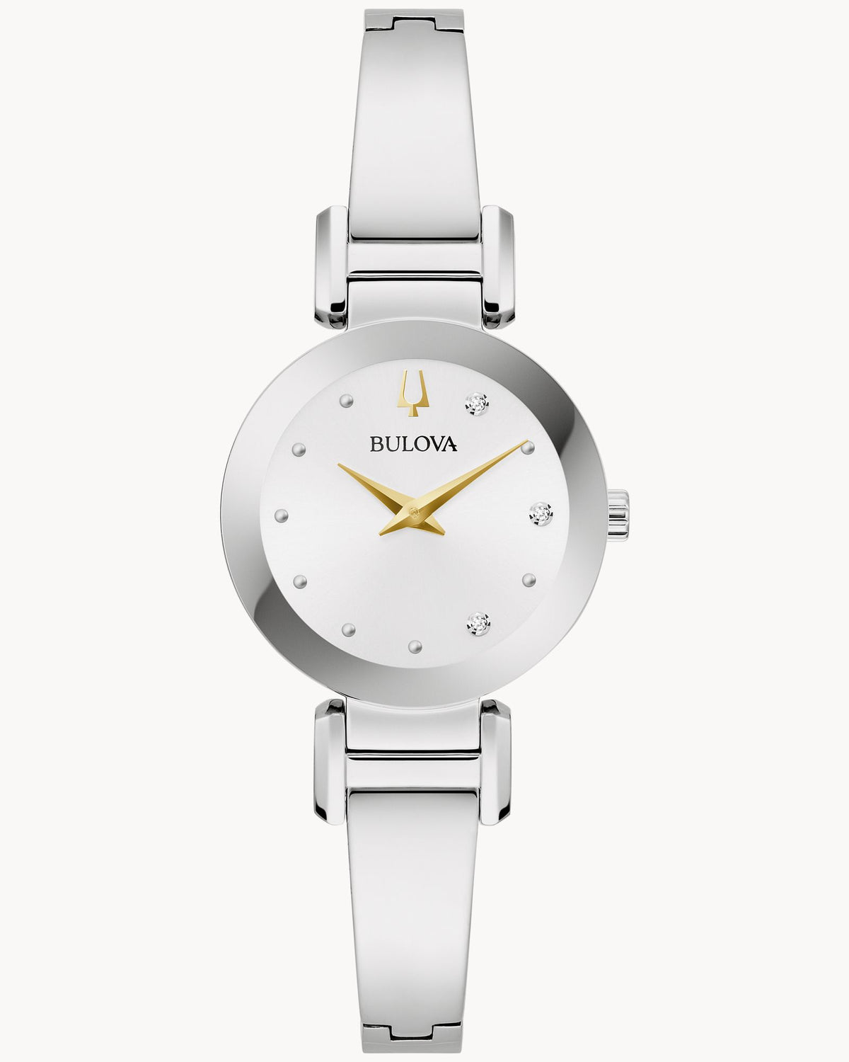 Bulova Marc Anthony Modern Collection Women's Silver-tone Bracelet Quartz Watch - 96P241