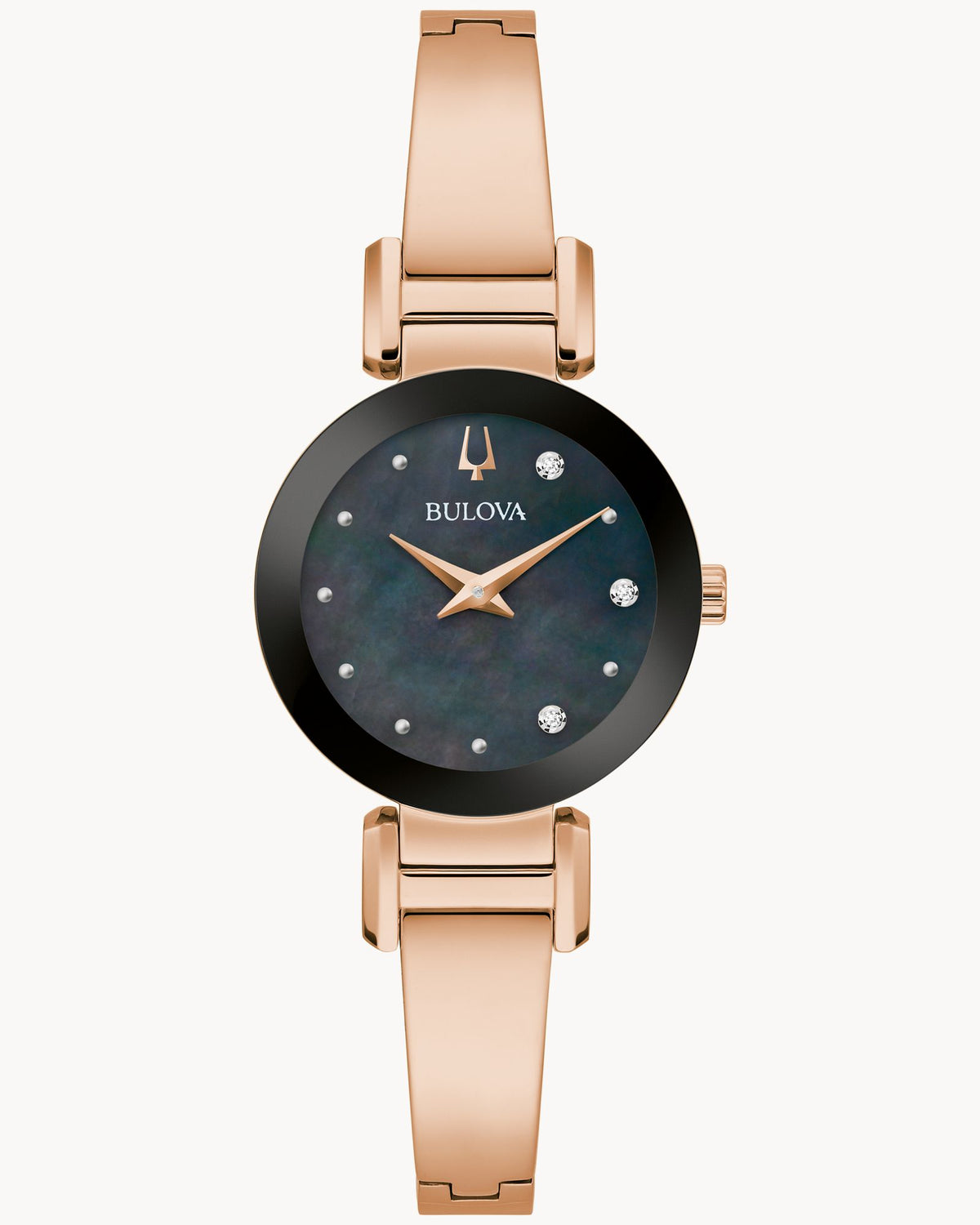 Bulova Marc Anthony Modern Collection Women's Rose Gold-tone Bracelet Quartz Watch - 97P163