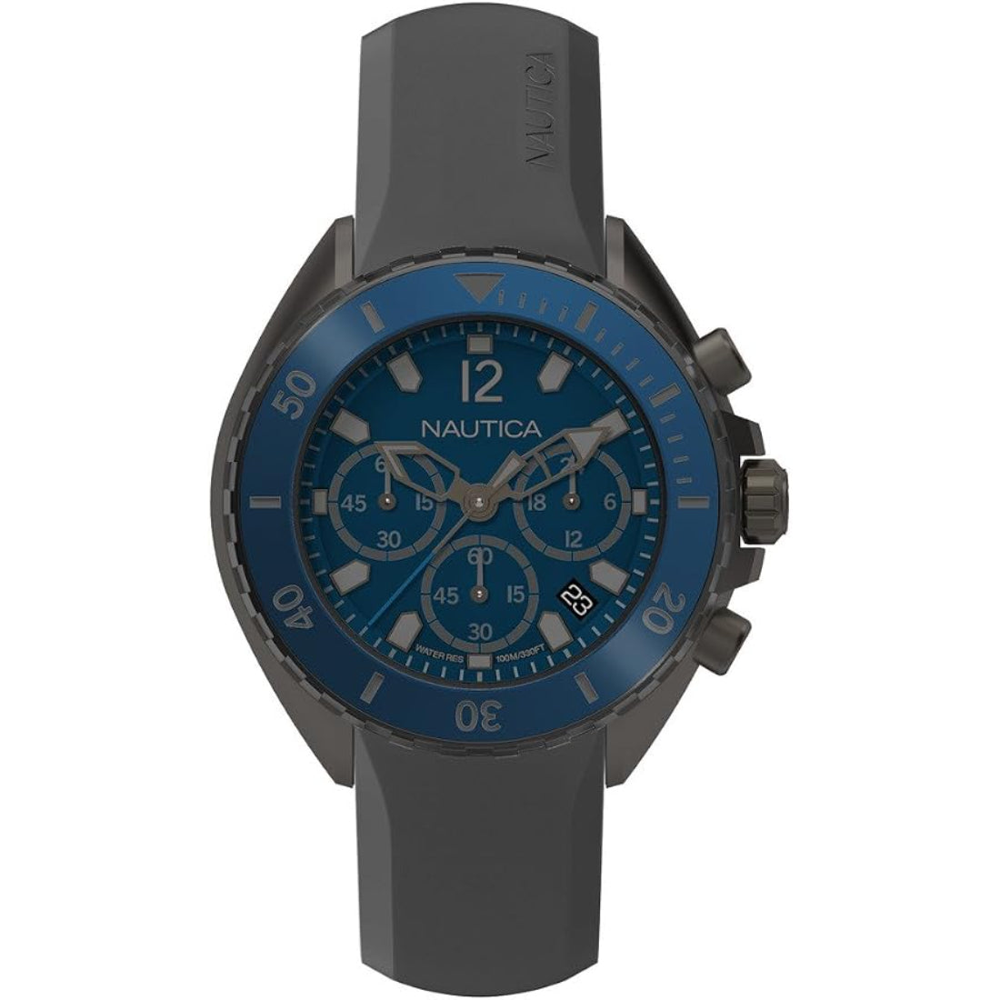 Nautica New Port Chronograph Men's Blue Dial Quartz Watch NAPNWP003