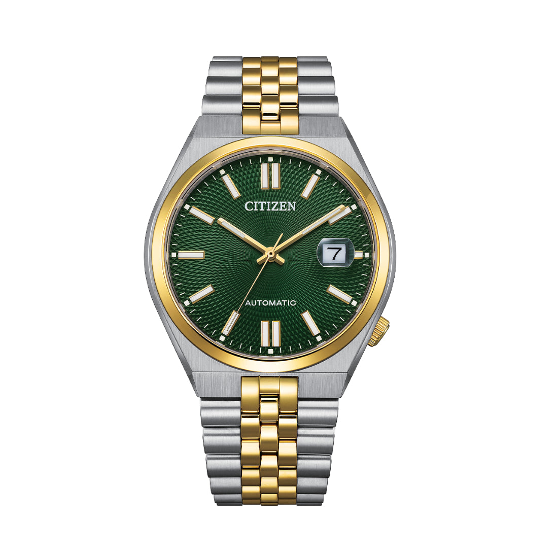 Citizen TSUYOSA 60 Men's Two-tone/Silver and Gold-tone Bracelet Quartz Watch - NK0024-54X