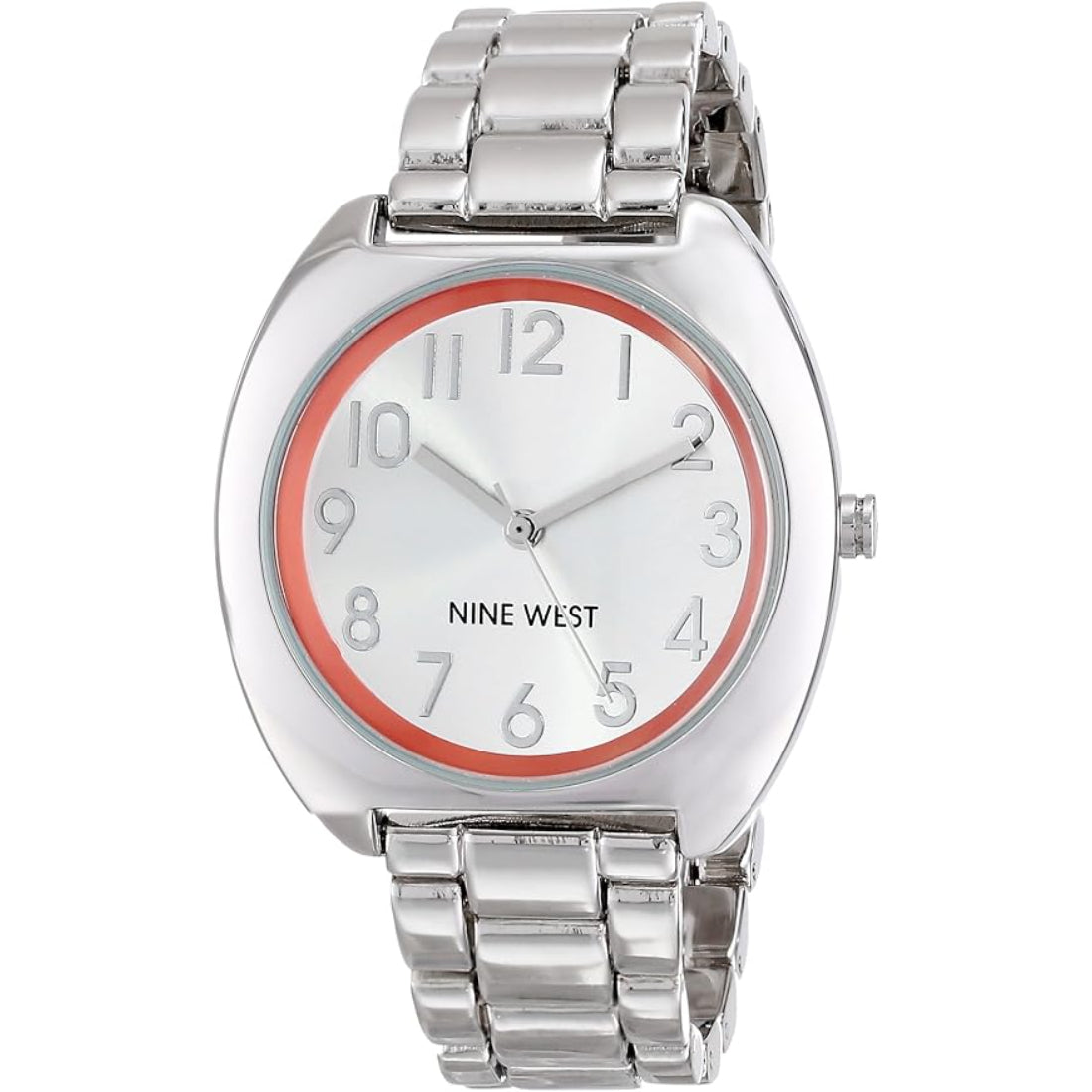 Nine West NW/1569ORSB Women's Silver Dial Quartz Watch NW/1569ORSB