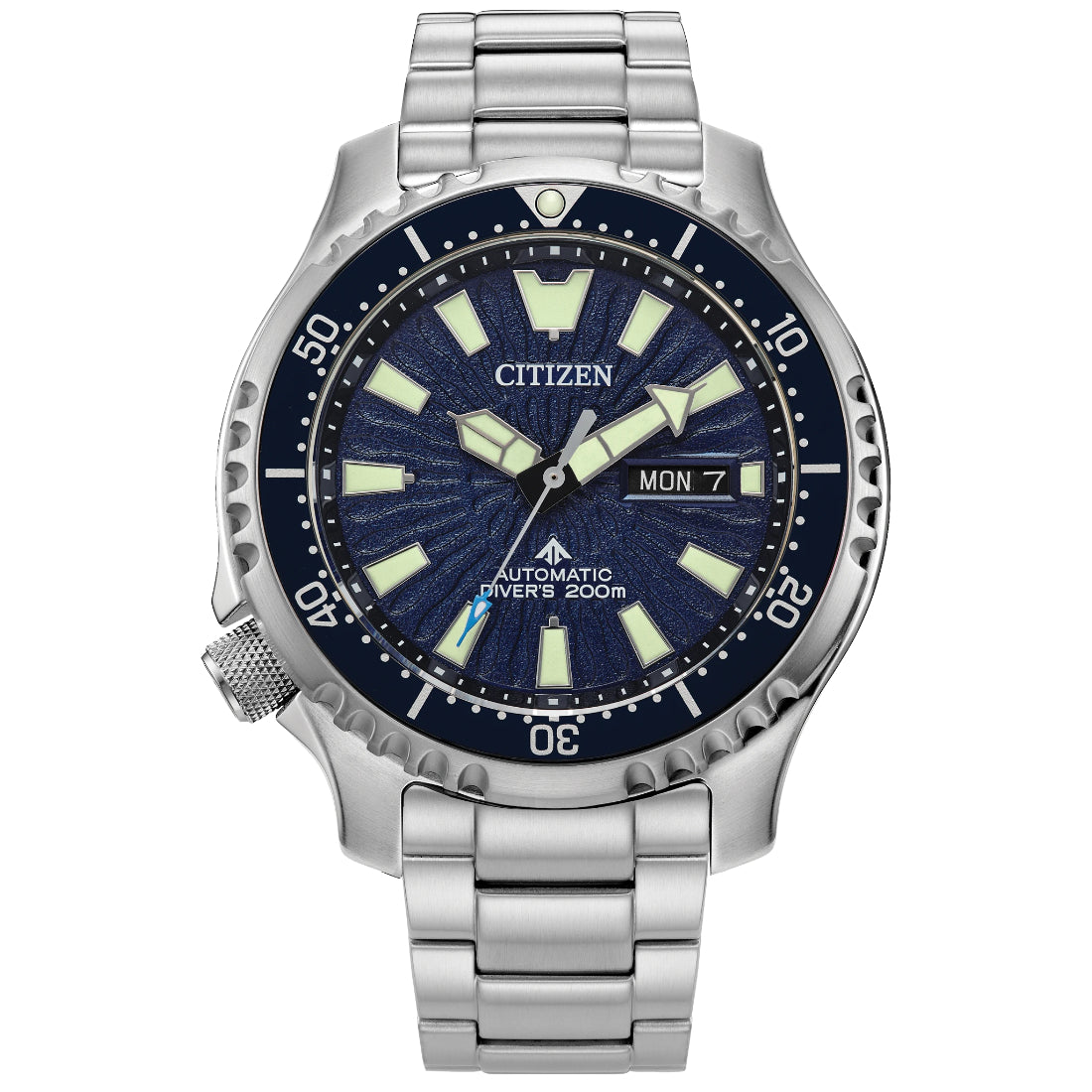 Citizen Promaster Dive Automatic (Fugu) Men's Silver-tone Bracelet Quartz Watch - NY0136-52L