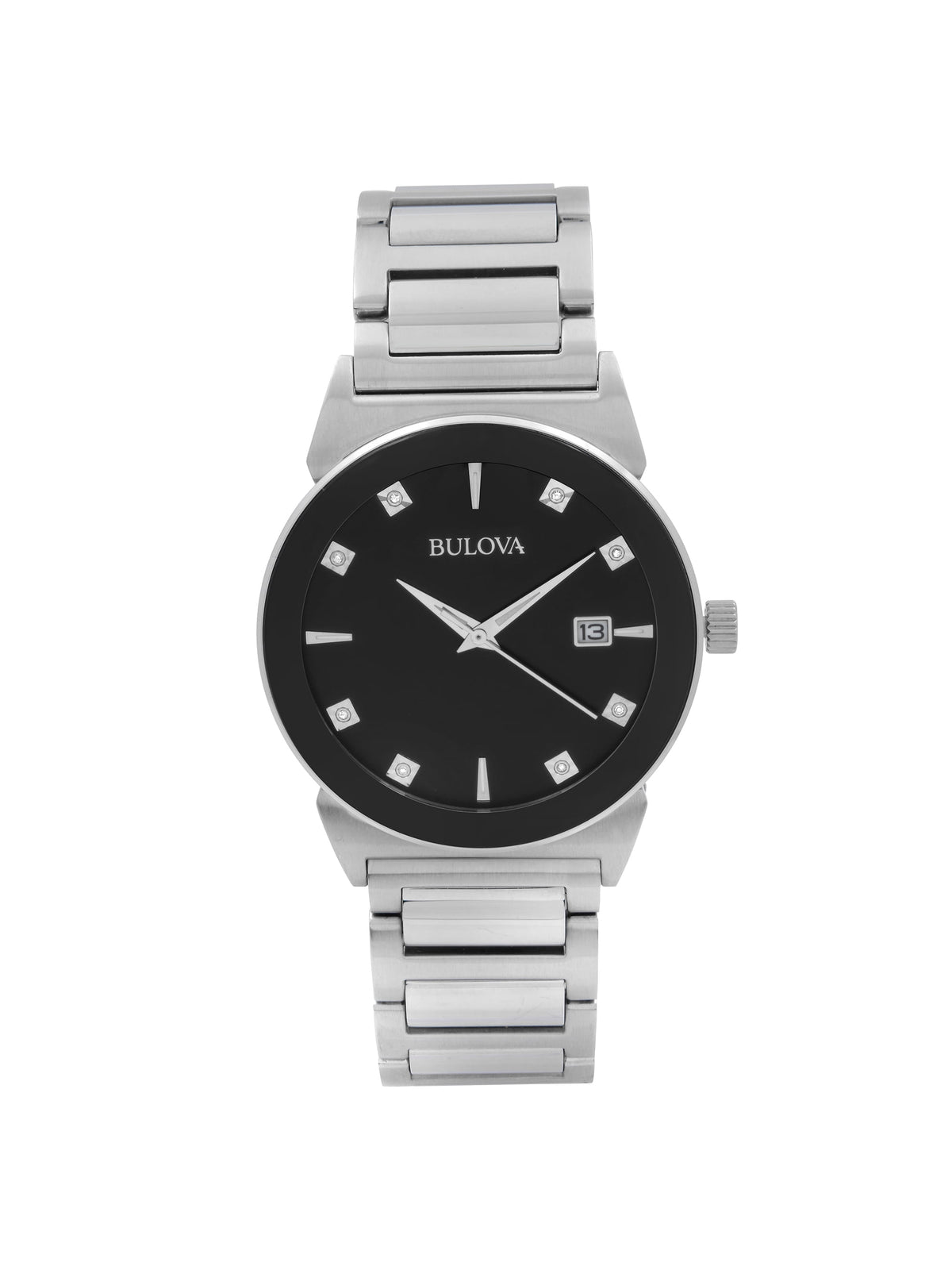Bulova Classic Collection Men's Silver-tone Bracelet Quartz Watch - 96D121