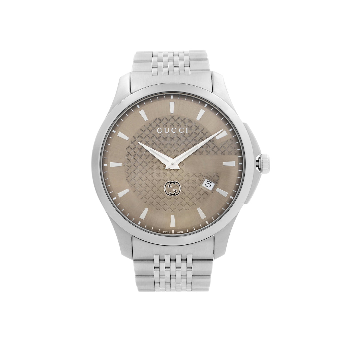 Gucci G-Timeless Men's Silver Bracelet Quartz Watch - YA126349