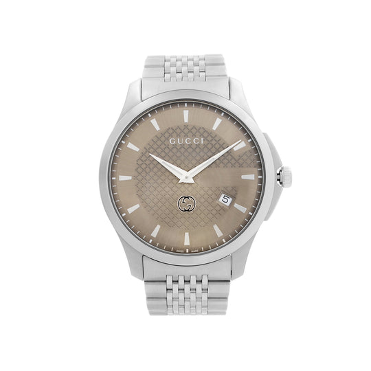 Gucci G-Timeless Men's Silver Bracelet Quartz Watch - YA126349