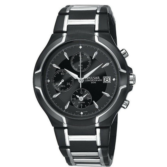 Pulsar PF3547 Men's Black Dial Quartz Watch PF3547