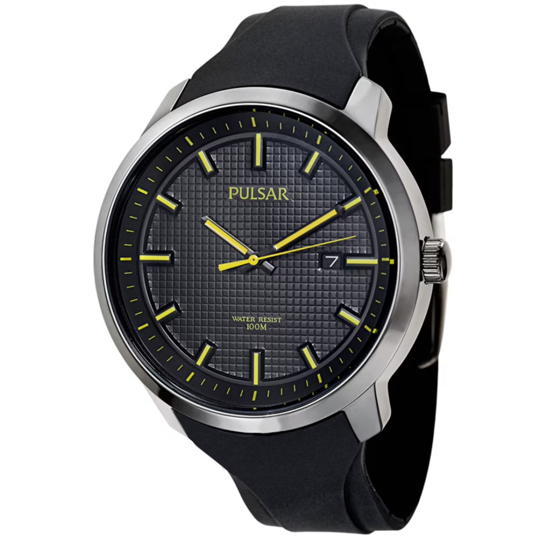 Pulsar On The Go Men's Black Dial Quartz Watch PS9101