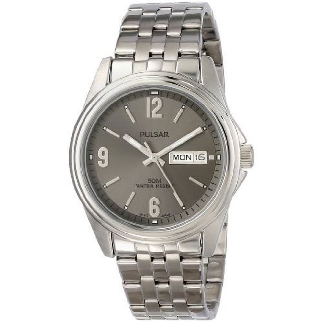 Pulsar PV3001 Men's Charcoal Dial Quartz Watch PV3001